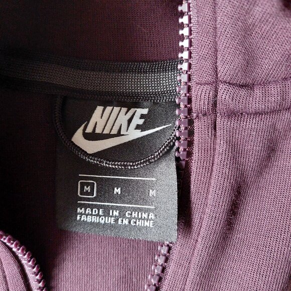 NWOT Nike Youth's Burgundy Slim Fit Sweats Jacket & Joggers Set, Size M - Picture 5 of 13